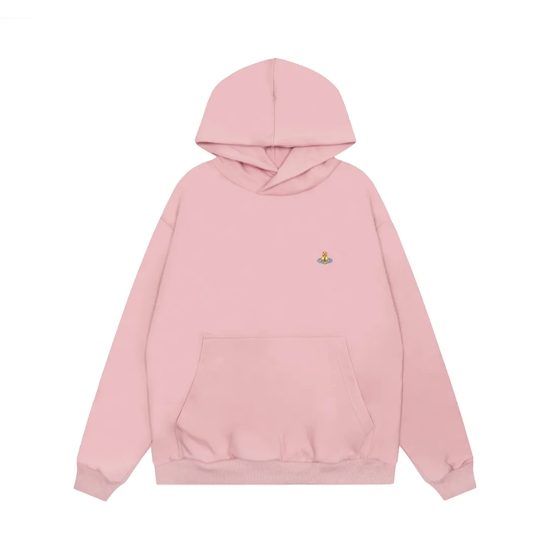 VIVI807# "Exclusive hot style" vivienne west wood West Queen Vivienne Saturn classic small label hooded sweatshirt 2024 top hot style No need to say more, directly open the details YB mold opening Correct seam collar details ⚠️The authentic product is the seam threaded neckline without a collar strip. Our family only makes the right version of the goods. We are careful to make sure that the first release of the Queen Mother of the whole network is correct. The full range of correct accessories and every detail is completely restored. Straight up to full Size: XS-L